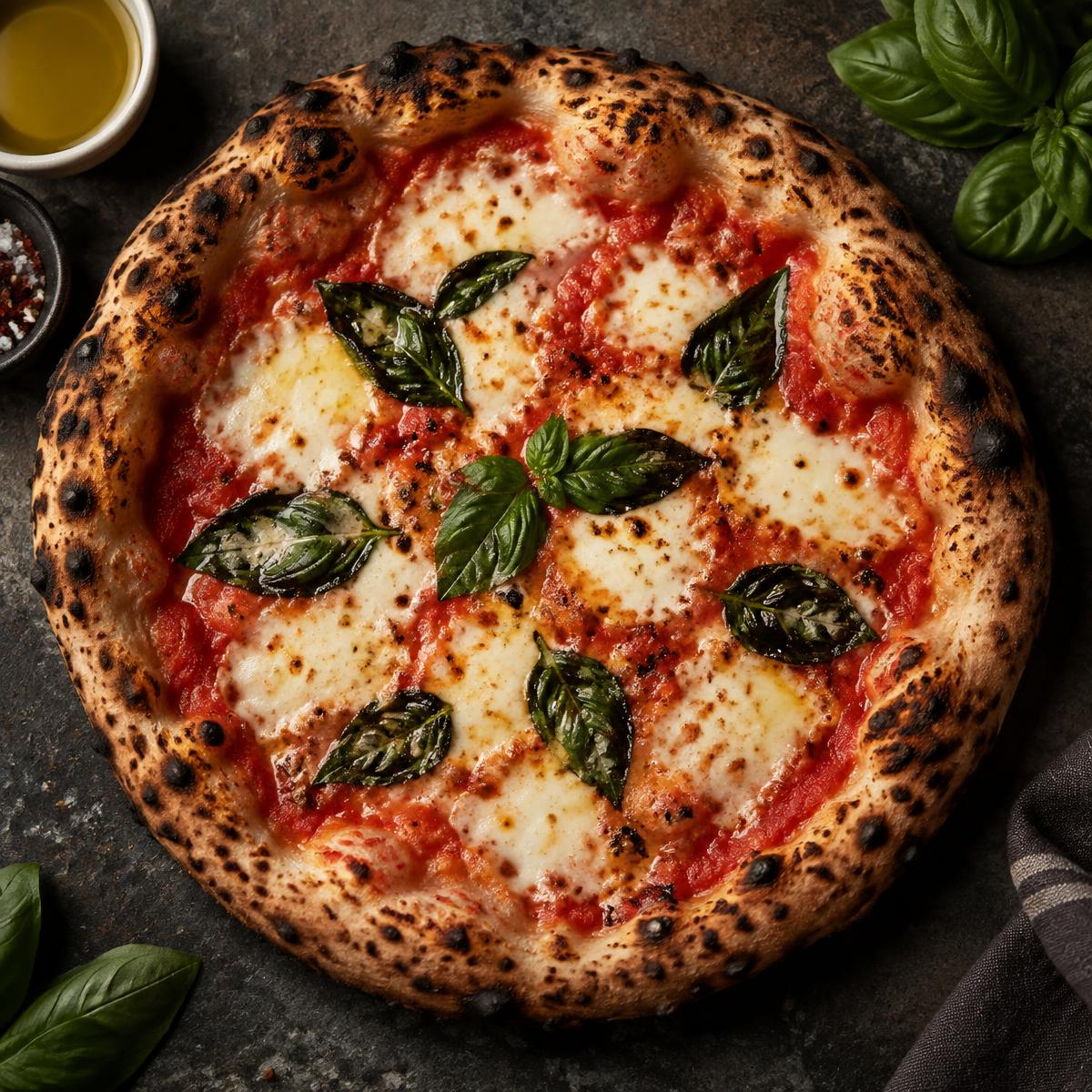 Pizza aus dem Steinofen